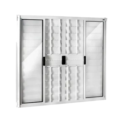 Imagem do produto VENEZIANA ALUMINIO CORRER 6 FLS 100X120 C/ GRADE