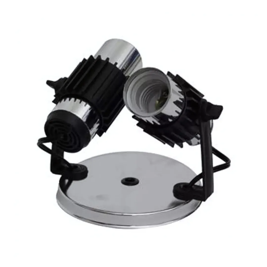 Imagem do produto SPOT ALETADO 2 LAMPADAS BRANCO/CROMADO