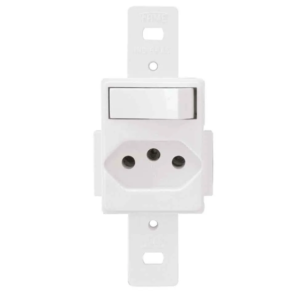 Imagem do produto INTER PARAL + TOM 10A S/ PLACA BRANCO BLANC