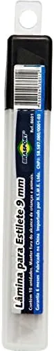 Imagem do produto LAMINA ESTILETE 9MM C/10 PCS BRASFORT