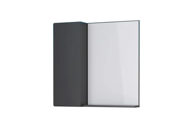 Imagem do produto ESPELHEIRA MADEIRA 560 C/ ARMARINHO PRETO 56X55CM