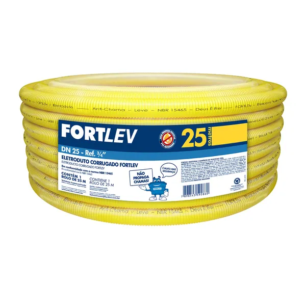 Imagem do produto CONDUITE AMARELO FORTLEV 3/4 x 25MTS