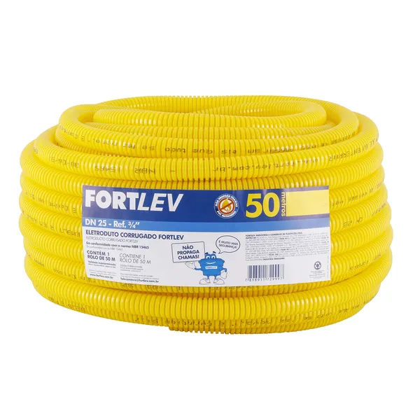 Imagem do produto CONDUITE AMARELO FORTLEV 3/4 x 50MTS