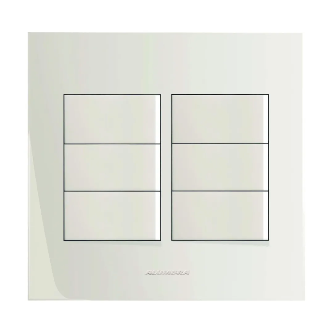 Imagem do produto INTER SIMP (6) C/ PLACA 4X4 BRANCA INOVA
