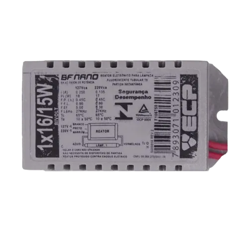 Imagem do produto REATOR ELETR FLUORESC ECP BIVOLT 1X16W