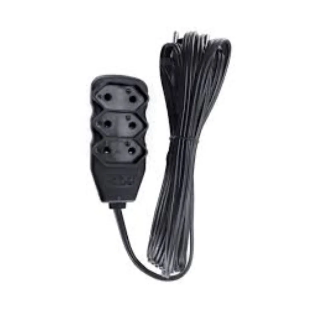 Imagem do produto EXTENSAO 3 TOMADAS 2P 10A BIVOLT 5M PRETO