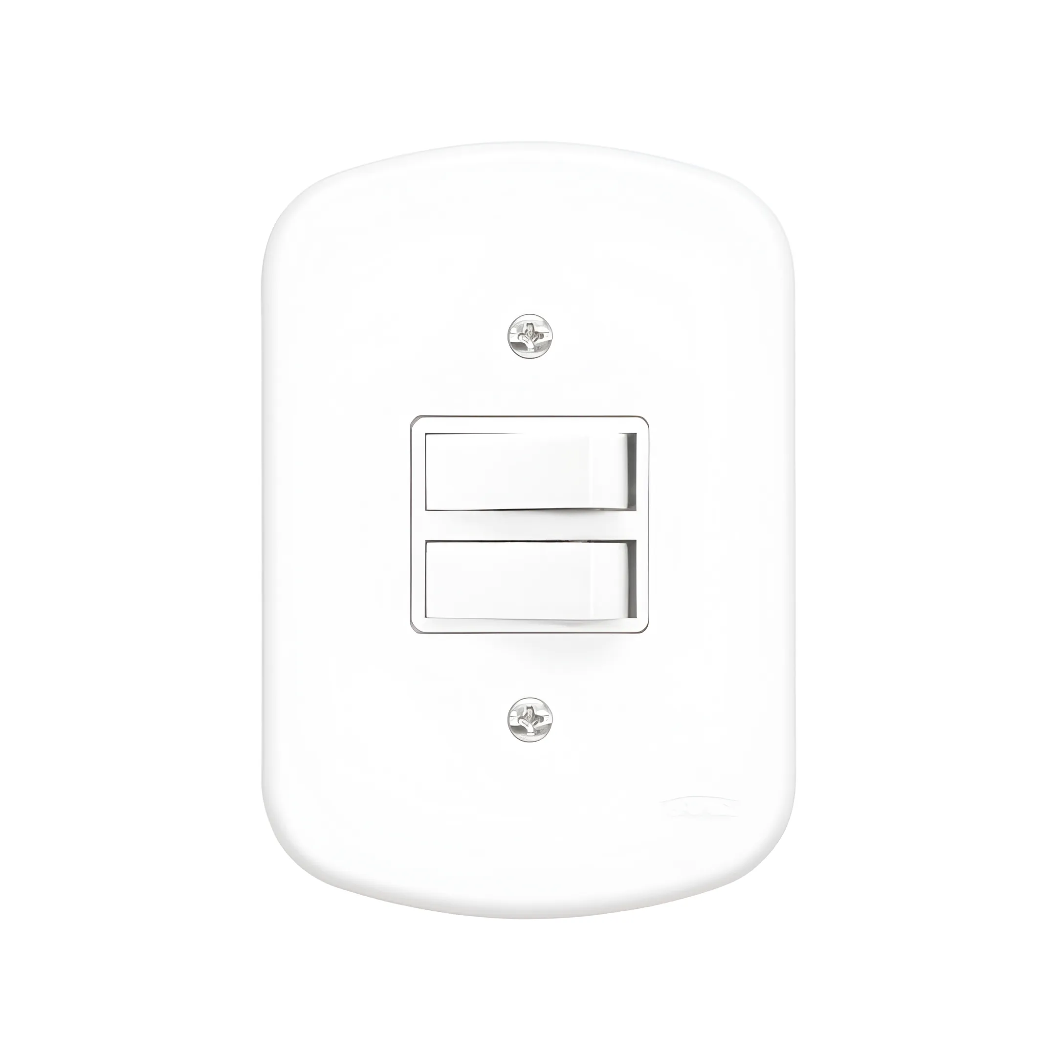 Imagem do produto INTER SIMP + SIMP C/ PLACA 4X2 BRANCO BLANC