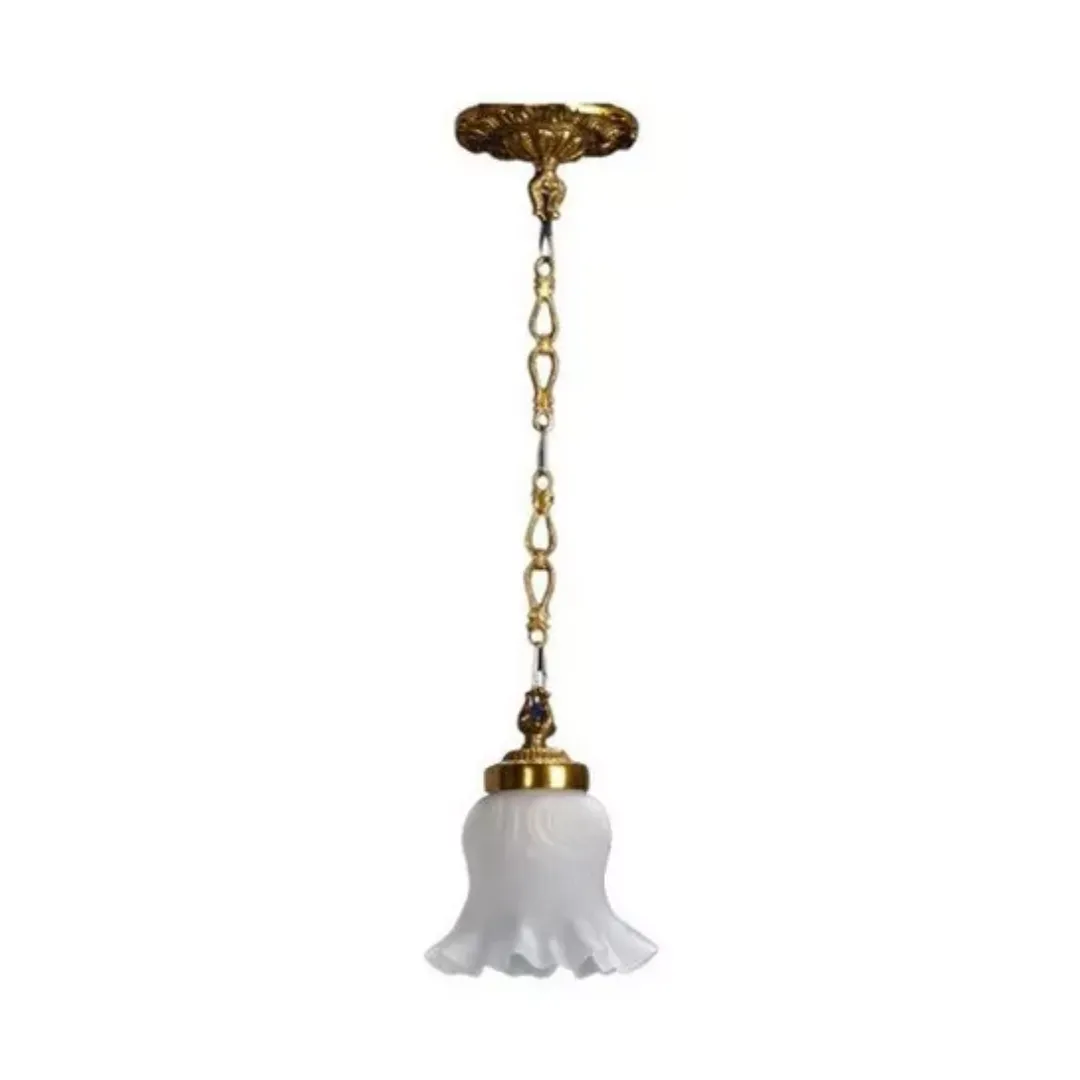 Imagem do produto PENDENTE VICLEI BOCA 6 BCO C/01 TULIPA CARACOL
