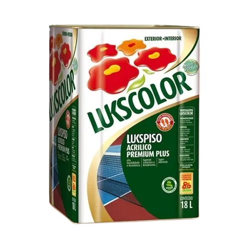 Imagem do produto TINTA PISO LUKSCOLOR VERMELHO SEGURANCA 18LTS