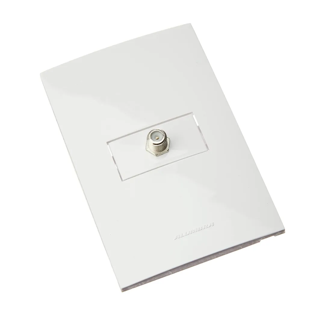 Imagem do produto TOMADA COAXIAL TV/VDEO C/ PL 4X2 BR INOVA REF:5459